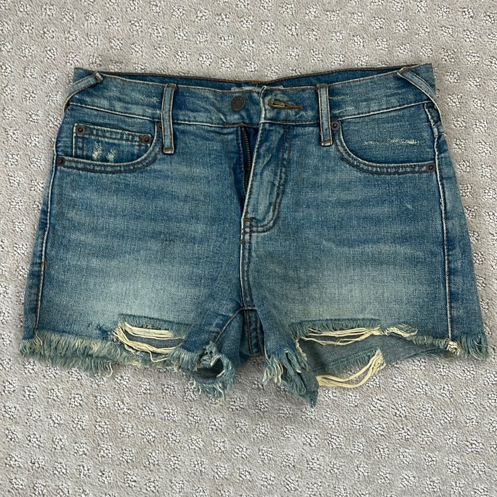 Free People Denim Shorts - Picture 1 of 5